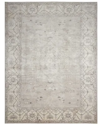 Nourison Home Aldora ALD01 Silver 7'9" x 9'9" Area Rug