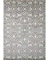 Nourison Home Luminance LUM08 Charcoal 5'3" x 7'5" Area Rug