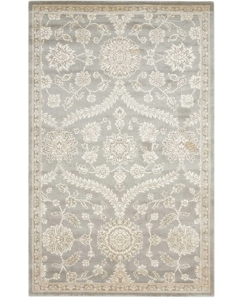 Nourison Home Luminance LUM04 Gray 3'5" x 5'5" Area Rug