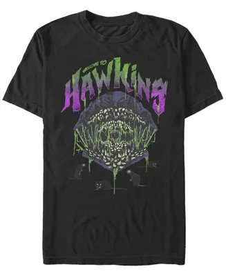 Stranger Things Men's Demogorgon Welcome To Hawkins Short Sleeve T-Shirt