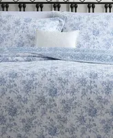 Laura Ashley Walled Garden Reversible Piece Quilt Set