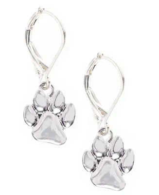 Pet Friends Jewelry Paw Drop Earring - Silver