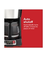Hamilton Beach 5 Cup Compact Coffee Maker with Programmable Clock