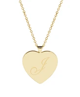 brook & york Isabel Initial Heart Gold-Plated Pendant Necklace - Gold