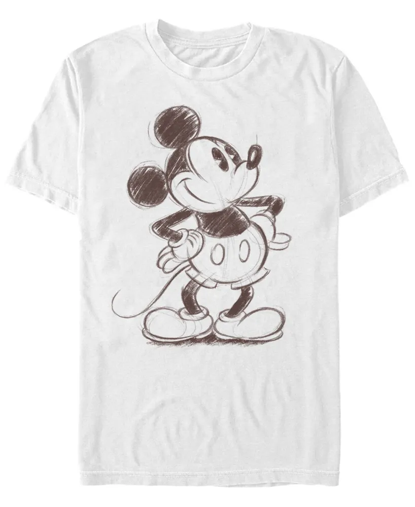 Fifth Sun Men's Sketchy Mickey Short Sleeve T-Shirt