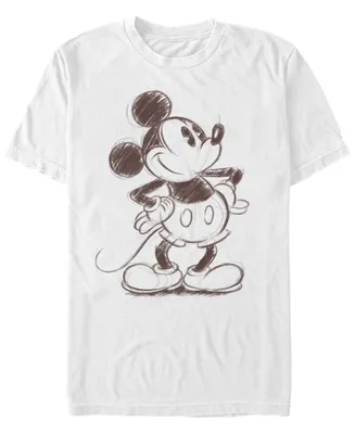 Fifth Sun Men's Sketchy Mickey Short Sleeve T-Shirt