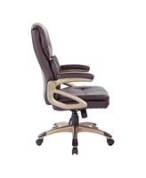 Osp Home Furnishings High Back Leather Executive Office Manager's Chair