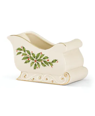 Lenox Holiday Sleigh Candy Dish