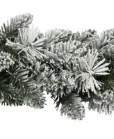 Puleo Flocked Spruce Garland