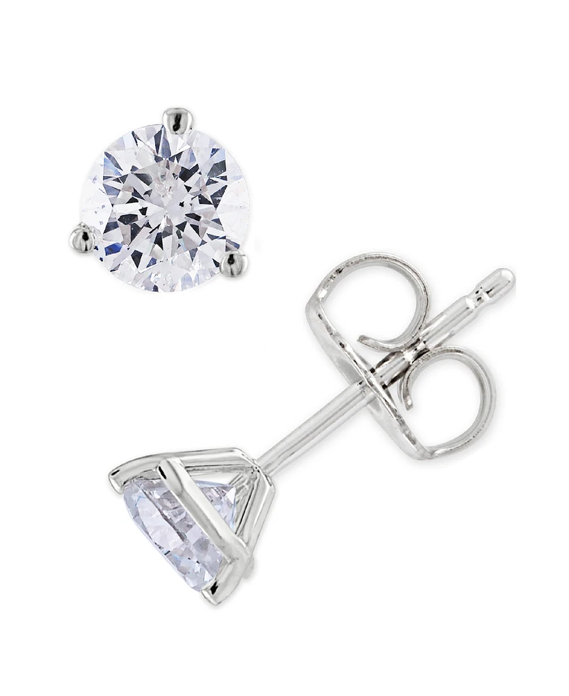 Diamond Stud Earrings (/8 ct. t.w.) 14K White or Yellow Gold