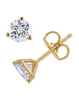 Diamond Stud Earrings (3/8 ct. t.w.) in 14K White or Yellow Gold