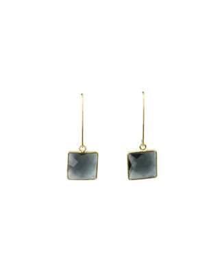 Roberta Sher Designs London Stone Drop Earrings with 14K Gold Filled Artesian Earwires - Gold