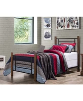 Hillsdale Raymond Metal and Wood Twin Bed