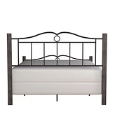 Hillsdale Dumont Arched Metal and Wood Queen Bed