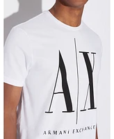 A|X Armani Exchange Men's Printed Icon Logo T-Shirt