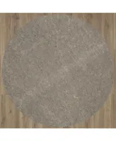 Karastan Dual Surface Thin Lock Gray 8' x 8' Round Rug Pad