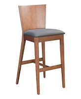 Zuo Ambrose Bar Chair, Set of 2
