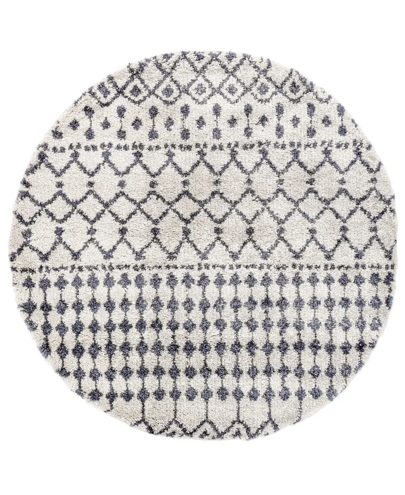 nuLoom Barbara 5'3" x 5'3" Round Area Rug