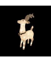 Northlight Plush Glitter Reindeer Christmas Outdoor Decoration