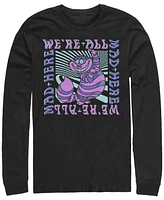 Fifth Sun Alice Wonderland Mad Here Trip Men's Long Sleeve Crew Neck T-shirt