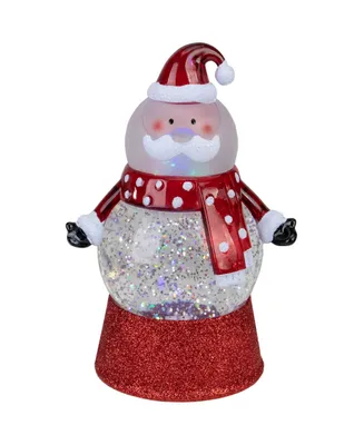 Northlight Santa Claus Led Lighted Swirling Glitter Water Globe Christmas Table top Decoration