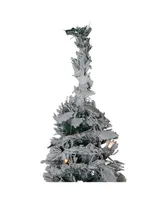 Northlight Pre-Lit Pencil Pop-Up Artificial Christmas Tree