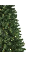 Northlight Pre-Lit Full Multi-Function Basset Pine Artificial Christmas Tree