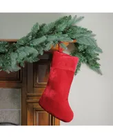 Northlight Traditional Solid Hanging Christmas Stocking