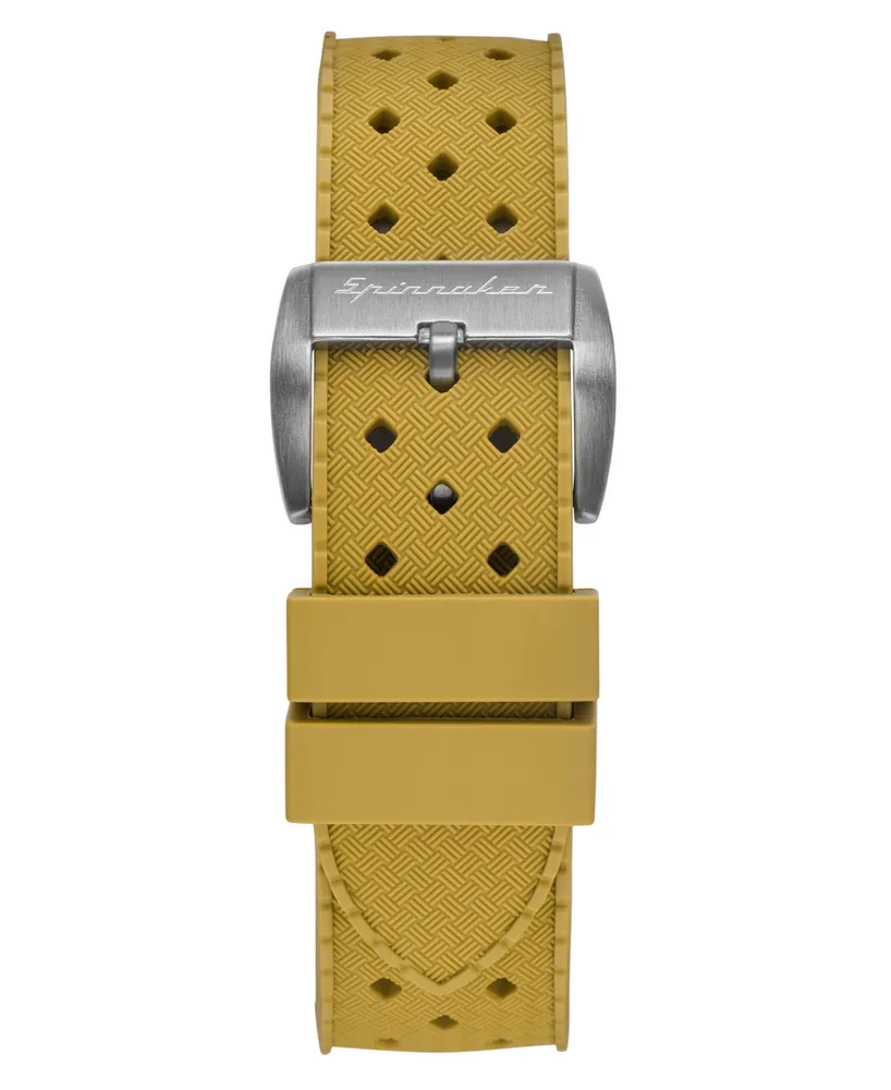 Spinnaker Men's Oahu Tropic Camel Rubber Strap 22mm