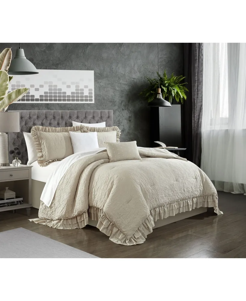 UGG Kenzie Line Textured Plush Comforter Mini Set