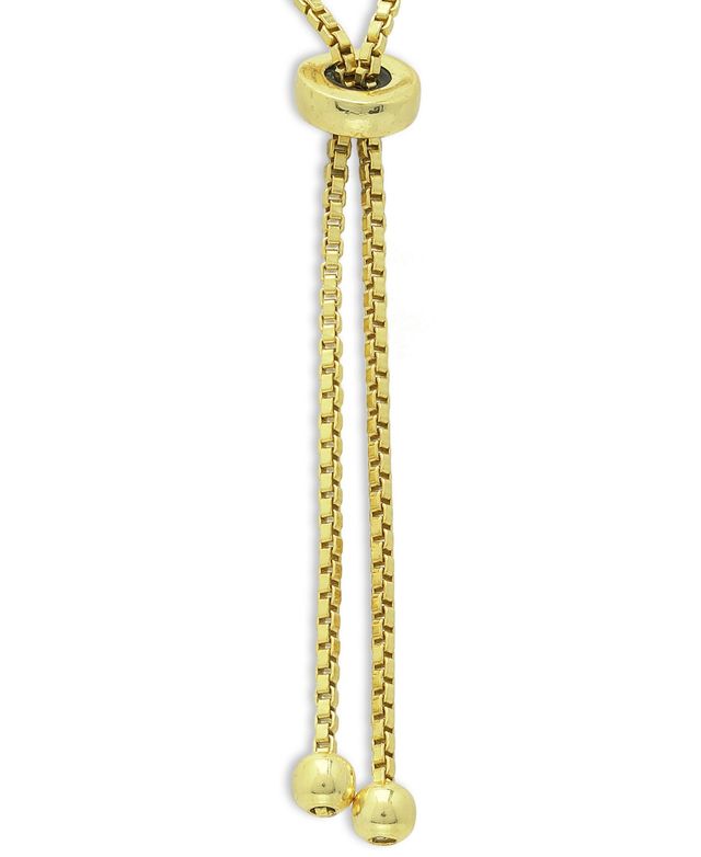 Giani Bernini Cubic Zirconia Pineapple Bolo Bracelet in 18k Gold-Plated Sterling Silver, Created for Macy's