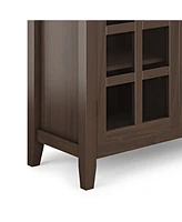 Simpli Home Artisan Solid Wood Medium Storage Cabinet