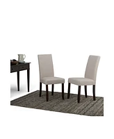 Simpli Home Acadian Parson Dining Chair, Set of 2