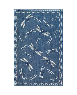 Liora Manne' Carmel Dragonfly 3'3" x 4'11" Outdoor Area Rug