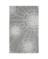 Liora Manne' Frontporch Compass 3'6" x 5'6" Outdoor Area Rug