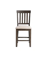 Picket House Furnishings Stanford Counter Slat Back Side Chair Set