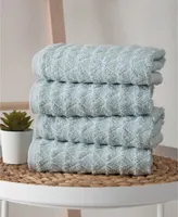 Ozan Premium Home Azure Collection Hand Towels -Pack