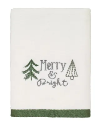 Avanti Christmas Trees Holiday Cotton Hand Towel, 16" x 30"