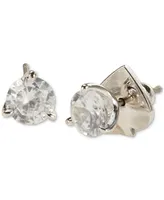 Kate Spade New York 3-Prong Crystal Stud Earrings