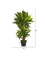 Nearly Natural Corn Stalk Dracaena Artificial Plant, Real Touch