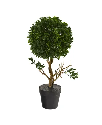 Nearly Natural Boxwood Topiary Artificial Tree, Indoor and Outdoor