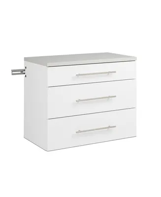 Prepac Hangups 3 Drawer Base Storage Cabinet