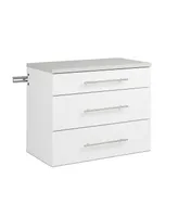 Prepac Hangups 3 Drawer Base Storage Cabinet