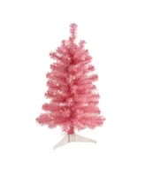 Nearly Natural Artificial Christmas Tree with 35 Led Lights and 72 Bendable Branches