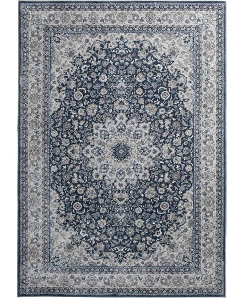 Portland Textiles Alexia Alegria Blue 7'10" x 10'10" Area Rug