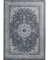 Portland Textiles Alexia Alegria Blue 7'10" x 10'10" Area Rug