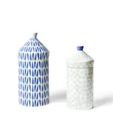 Coton Colors Iris Canisters, Set of 2