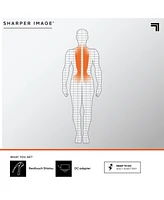 Sharper Image Realtouch Shiatsu Massager, Warming Heat Soothes Sore Muscles, Nodes Feel Like Real Hands, Wireless & Rechargeable