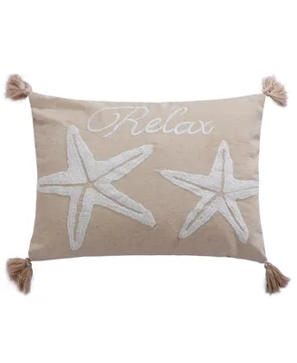 Levtex San Sebastian Relax TasselDecorative Pillow, 14" x 18"