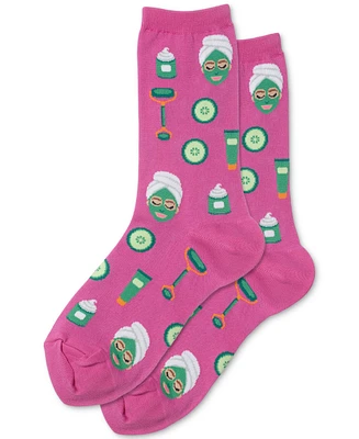 Hot Sox Women's Spa Facial Crew Socks